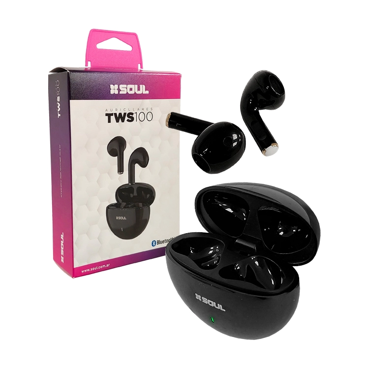 Auriculares Soul TWS 100BL Negro Art.164-72902